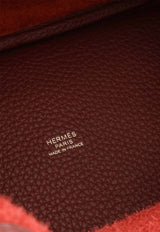 Hermès Picotin 18 in Rouge H Clemence Leather with Gold Hardware