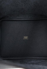 Hermès Picotin Lock 18 in Gris Misty Clemence Leather with Brushed Gold Hardware