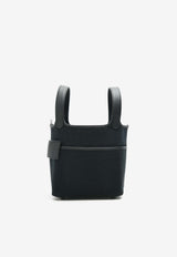 Picotin Cargo 18 in Black Toile Goeland and Swift with Palladium