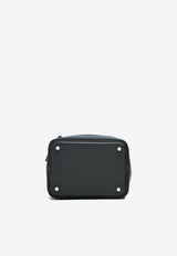 Picotin Cargo 18 in Black Toile Goeland and Swift with Palladium