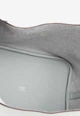 حقيبة بيكوتين 22 من جلد الكليمنس يبون غري بانتين مع أجزاء معدنية فضية