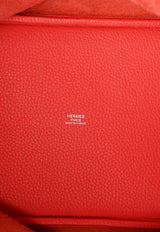 Picotin 22 in Rouge de Coeur Clemence with Palladium Hardware