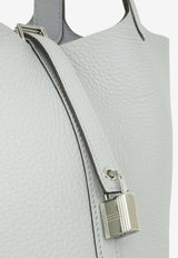 Hermès Picotin 18 in Bleu Glacier Clemence Leather with Palladium Hardware P18BGCLPHW