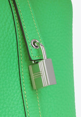 Picotin Lock 18 in Vert Comics Taurillon Clemence with Palladium Hardware