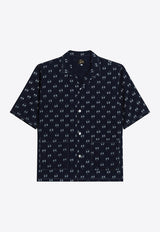 Needles Printed Bows Shirt Blue QV186CO/Q_NEEDL-PA