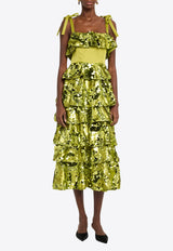 AKNVAS Asta Sequin Dress Green R26-1237-CIT_GREEN