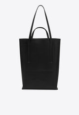 Rick Owens Medium Leather Tote Bag Black RA02E0763LGE/R_RICKO-09