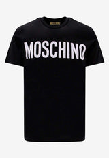 Moschino Logo Print Short-Sleeved T-shirt RA070170411555 1555 Black