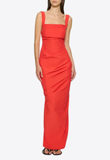 Paris Georgia Raf Maxi Dress Red RAFD005-RED_RED