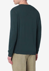 Roberto Collina Solid Long-Sleeved Sweater Green RB10001RB10/Q_ROBER-26