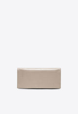 Roger Vivier Mini Pilgrim Satin Clutch Beige RBWABDD0220L4Q/R_ROGVI-M013