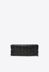 Roger Vivier Pilgrim Sequined Clutch Bag Black RBWABDD0231ULR/R_ROGVI-B999