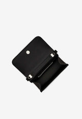 Roger Vivier Micro Pilgrim Top Handle Bag in Satin Black RBWABDH5000RS0 B999