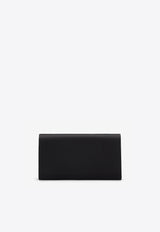 Roger Vivier Sexy Choc Satin Clutch Bag Black RBWAMCD0200RS0B999 B999