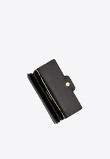 Roger Vivier Sexy Choc Satin Clutch Bag Black RBWAMCD0200RS0B999 B999