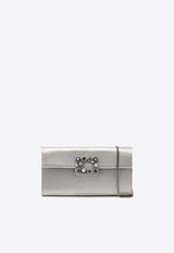 Roger Vivier Efflorescence Satin Clutch Gray RBWAMFD0206RS0/R_ROGVI-B007
