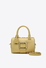 Roger Vivier Belle Vivier Leather Top Handle Bag Yellow RBWAPAH0100UCT/Q_ROGVI-G020