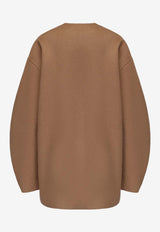 RUOHAN Cocoon Oversized Wool Coat Camel RE005AW25_CAMEL