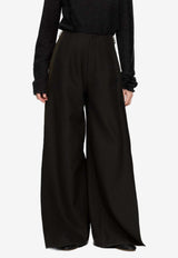 RUOHAN Ibo Wool-Blend Tailored Pants Dark Green RE015AW25_DARK GREEN