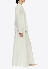 RUOHAN Arno V-neck Blouse White RE019SS26_WHITE