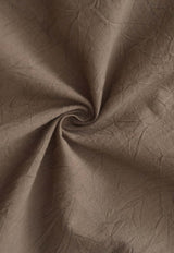 RUOHAN Gili Wrinkled Long-Sleeved Blouse Taupe RE023AW25_TAUPE