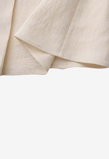 RUOHAN Lamu Long-Sleeved Top Cream RE038AW25_CREAM