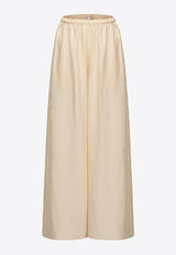 RUOHAN Lounge Wide-Leg Pants Off-white RE051SS26(EU)_IVORY