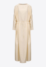 RUOHAN Soma Silk Maxi Dress Off-white RE053SS26(EU)_IVORY