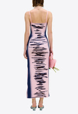 PH5 Iris Ocean-Print Maxi Tank Dress Multicolor RE26DR030PIN_PINK