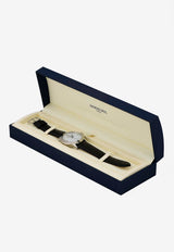 Raymond Weil Tradition Stainless Steel and Leather 41mm Watch White REYTSSL41W_TH