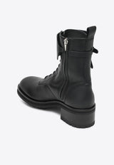 Jimmy Choo Rosabel Grained Leather Ankle Boots Black ROABELFLATGBX/R_JIMCH-BLK