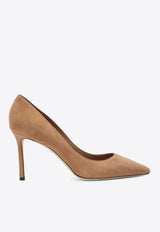Jimmy Choo Romy 85 Suede Pumps Brown ROMY85KDU/R_JIMCH-TO