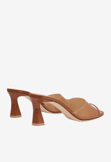 Malone Souliers Roxanne 70 PVC Mules Caramel ROXANNE PVC 70-1 CARAMEL/CARAMEL