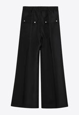 Rick Owens Bela Wide-Leg Silk Pants Black RR01E5366SG/Q_RICKO-09