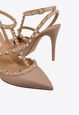 80 Rockstud Leather Pumps