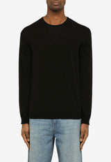 Roberto Collina Crewneck Basic Sweater Black