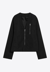 Rick Owens V Safety Zip-Up Jacket Black RU01E5775FT/Q_RICKO-09