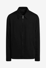 Rick Owens Zip-Up Wool Jacket Black RU01F2764WT/S_RICKO-09