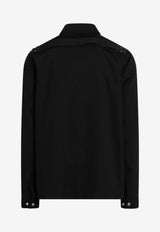 Rick Owens Zip-Up Wool Jacket Black RU01F2764WT/S_RICKO-09