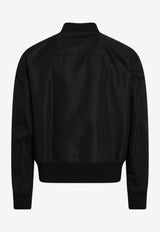 Rick Owens Zip-Up Bomber Jacket Black RU01F2790CDU/S_RICKO-09