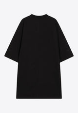 Rick Owens Jumbo Short-Sleeved T-shirt with Studs Black RU02E1249BAES2/R_RICKO-09