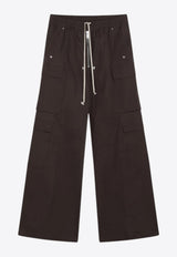 Rick Owens Cargobelas Wide-Leg Track Pants Gray RU02E1339TE/R_RICKO-78
