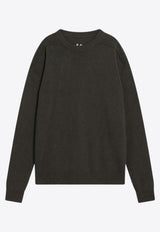 Rick Owens Cashmere and Wool Crewneck Sweater Green RU02E1684WSBR/R_RICKO-25