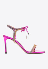 Aquazzura Reverie 85 Crystal-Embellished Sandals RVEMIDS0-NPLAZL AZALEA PINK