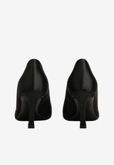 Roger Vivier Trompette 70 Pumps in Satin Black RVW40044010RS0 B999