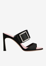Roger Vivier Trompette 85 Satin Mules Black RVW45244410RS0 B999