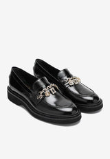 Roger Vivier Viv' Rangers Patent Leather Loafers Black RVW54843600TM6/R_ROGVI-B999