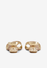 Roger Vivier 55 Metallic Leather Mules RVW76241510KACG005 G005 Gold