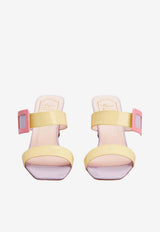 Roger Vivier Belle Vivier 60 Wedge Mules in Patent Leather Multicolor RVW80544430D1P 1V95