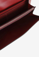 Constance To Go Wallet in Rouge H Epsom with Palladium Hardware